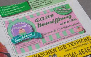 Logo Design Zeitungsanzeige